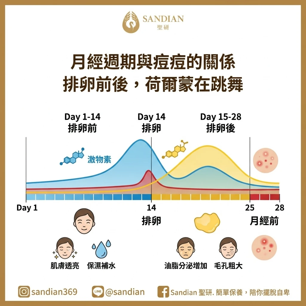 為什麼月經前會長痘痘?皮膚科醫師怎麼說