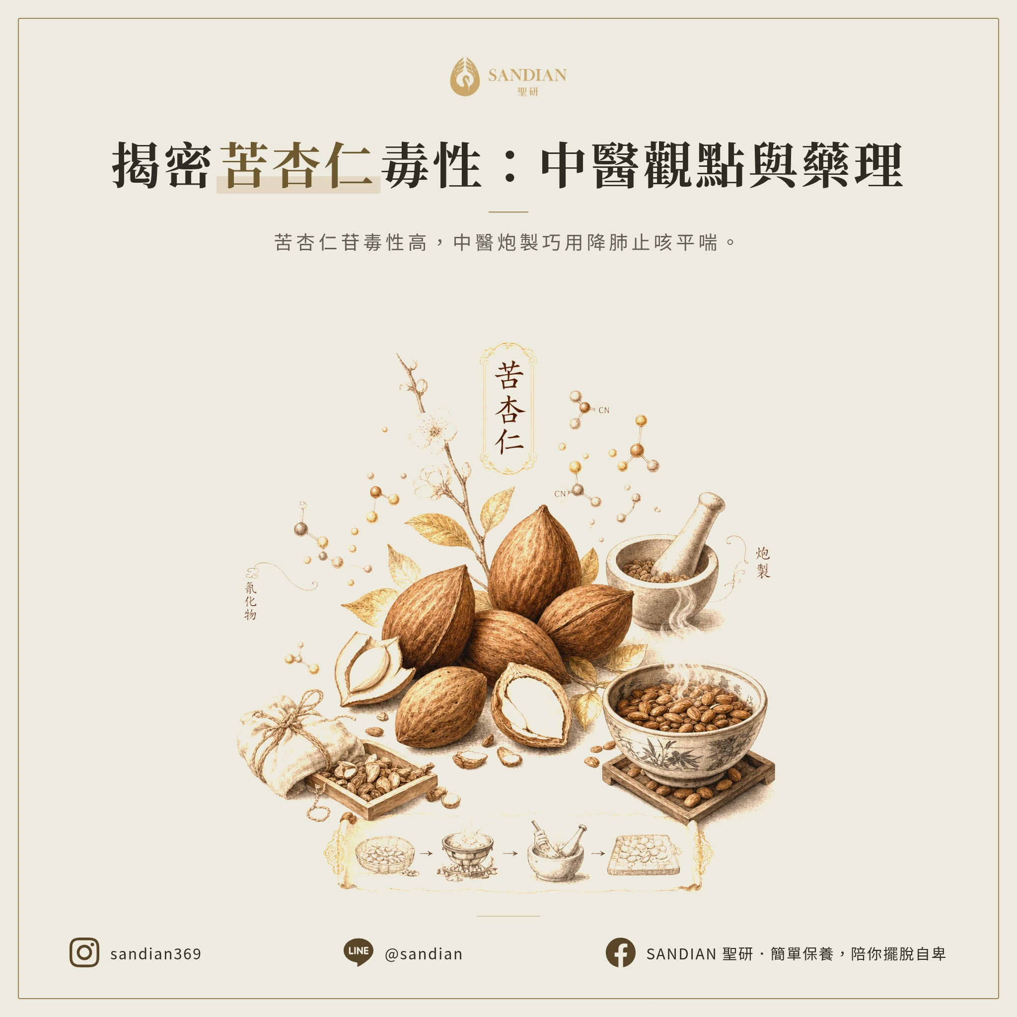 二、苦杏仁為什麼會中毒？中醫怎麼看？