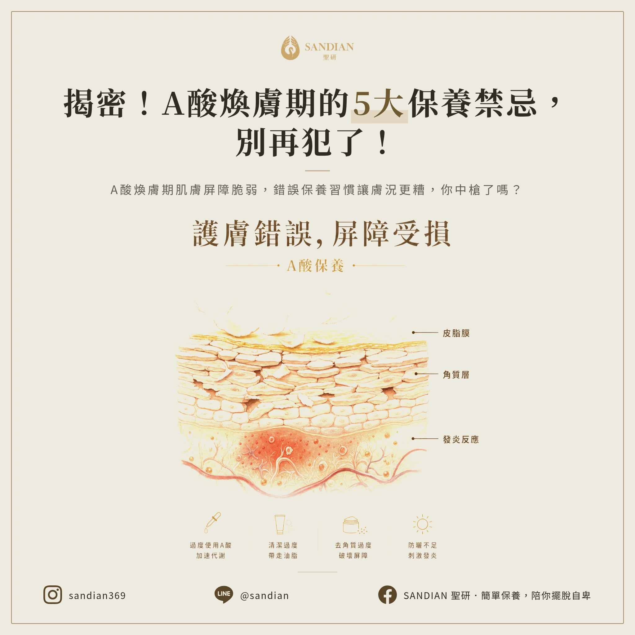 三、5 個絕對不能犯的保養錯誤