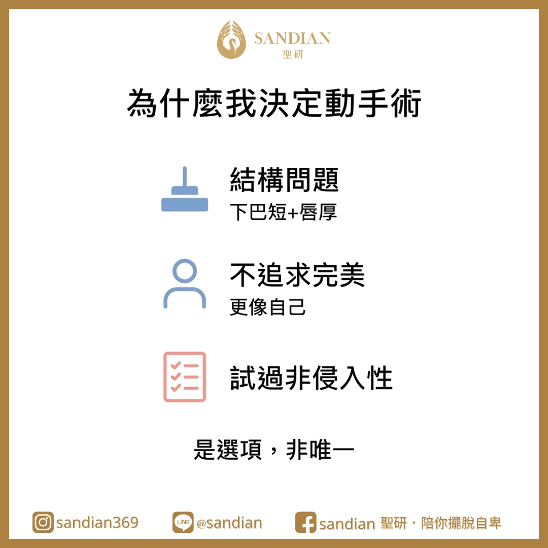 為什麼我決定動手術?