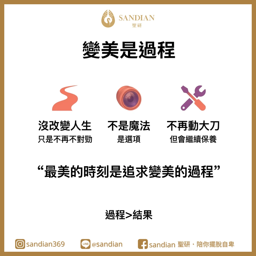 變美是在不斷追求的過程中遇見更好的自己