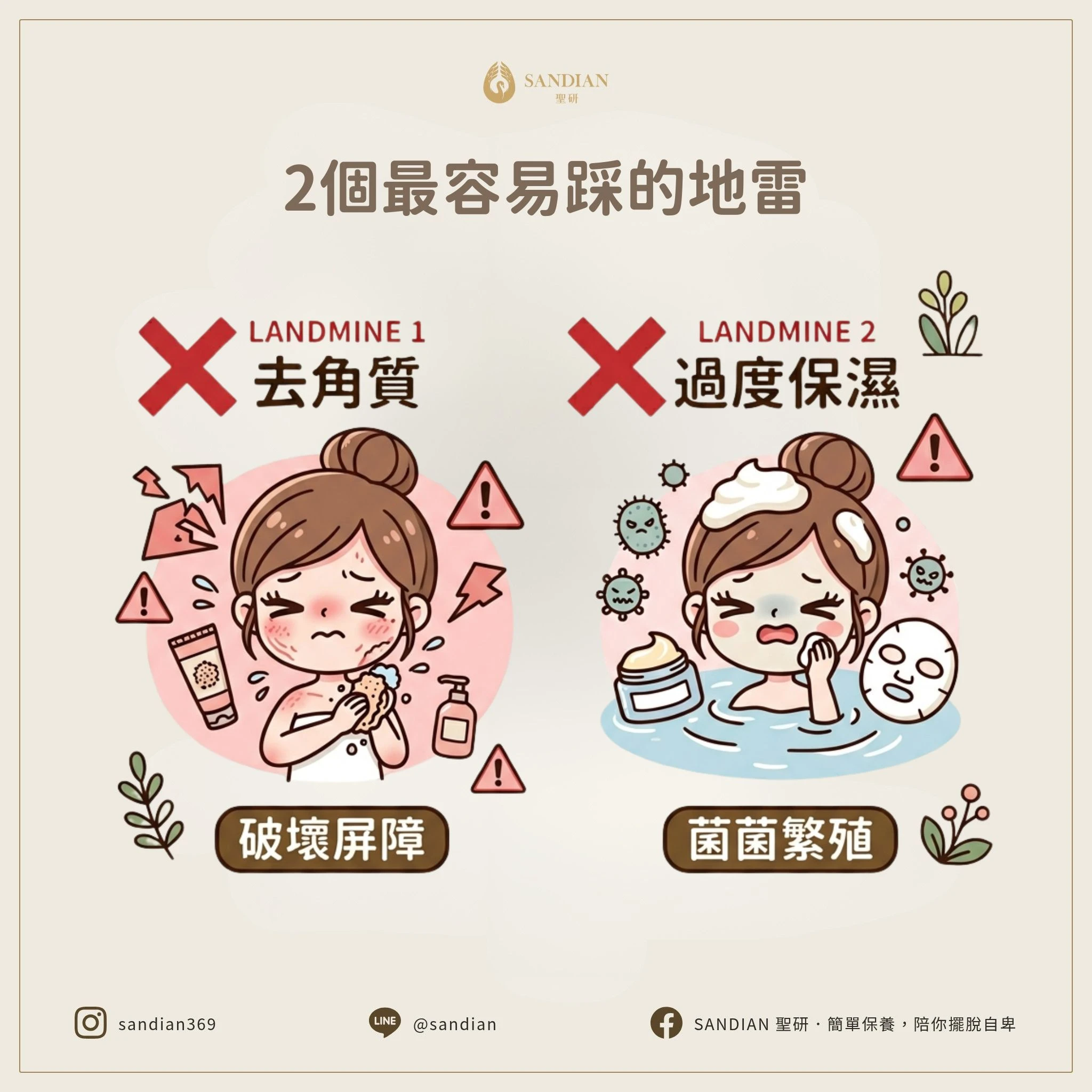 二、2 個最容易踩的地雷