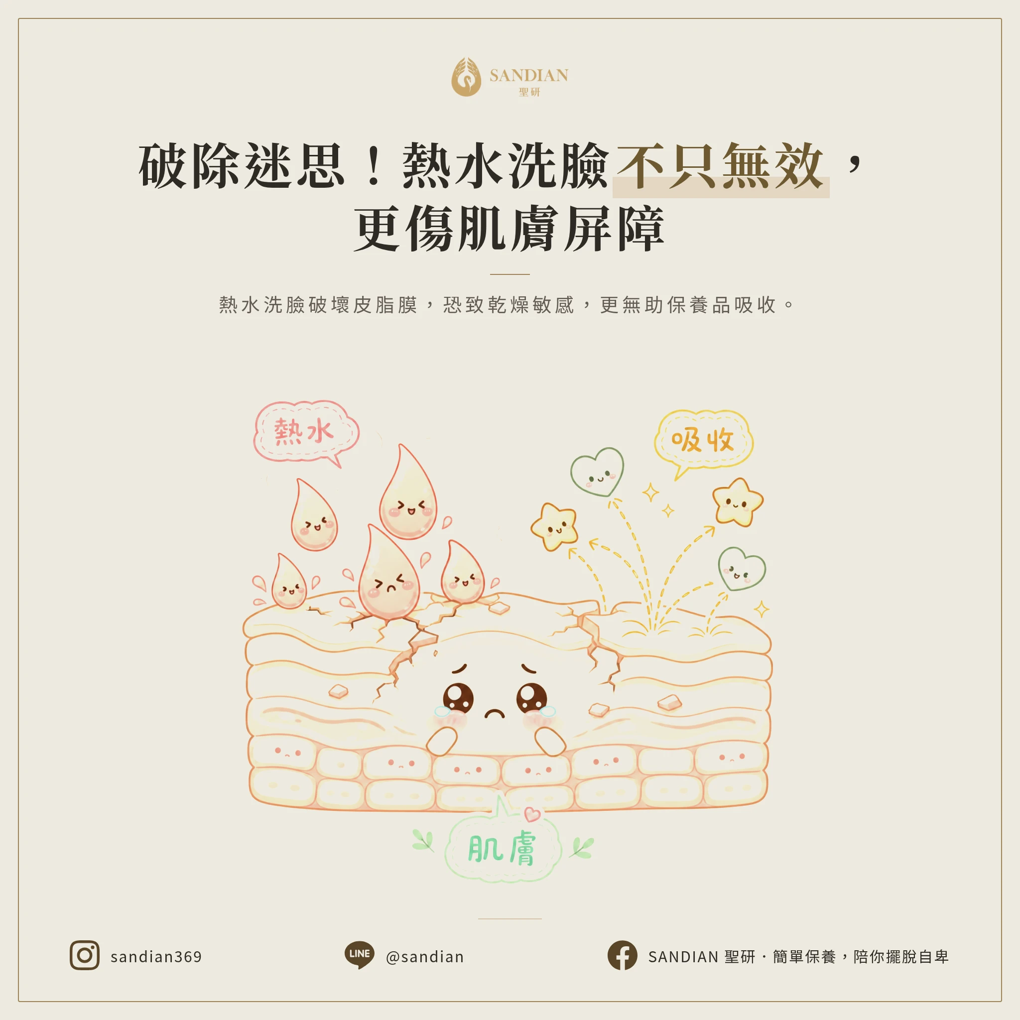 熱水洗臉真的能幫助保養品吸收嗎？