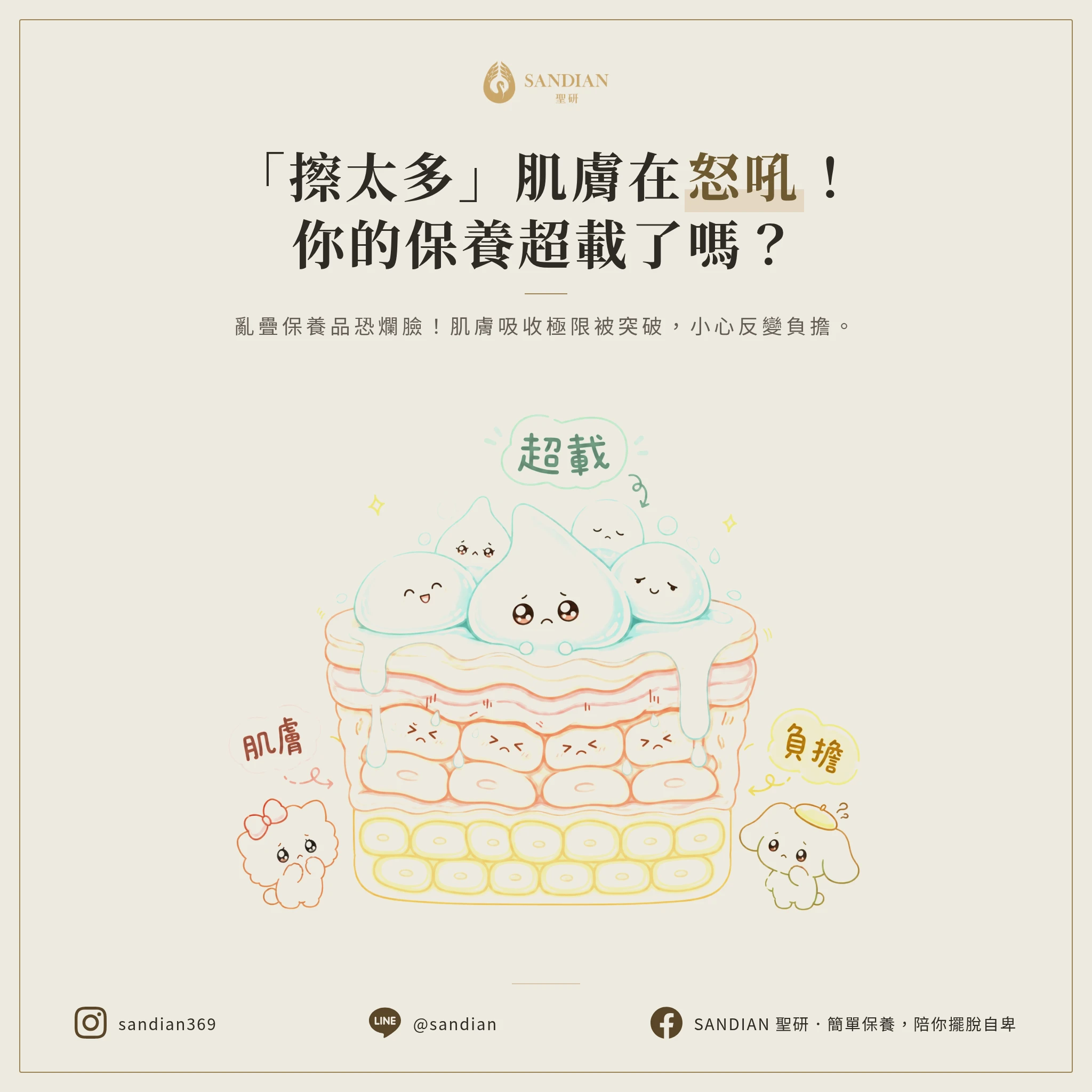 你的皮膚到底承受了多少負擔?