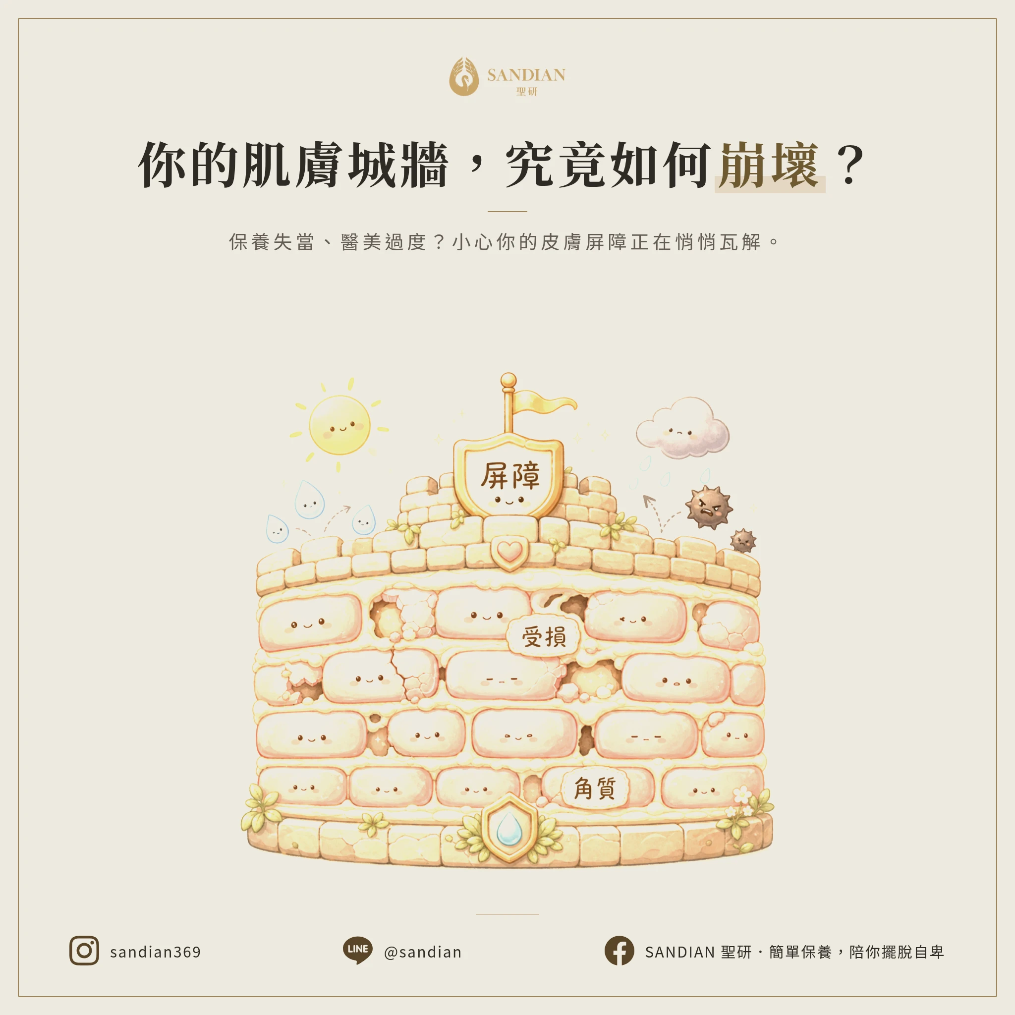 一、為什麼皮膚屏障會受損？