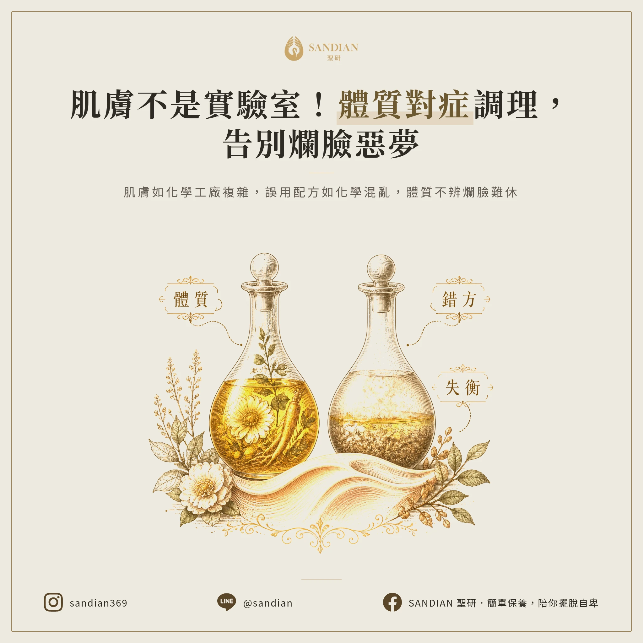 三、為什麼體質判斷這麼重要?你的臉難道是化學工廠?