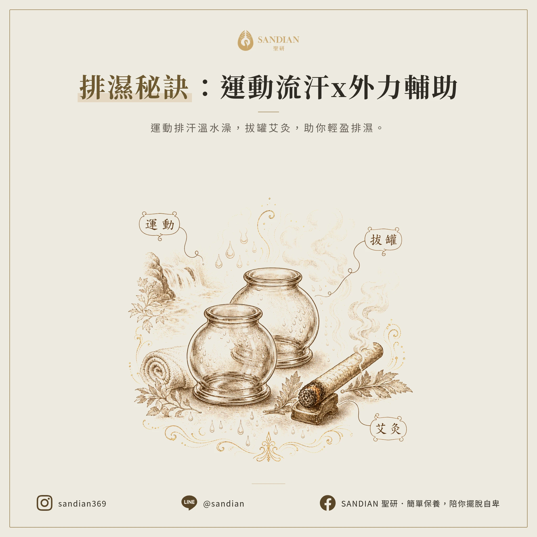 運動跟外力輔助排濕法怎麼做?