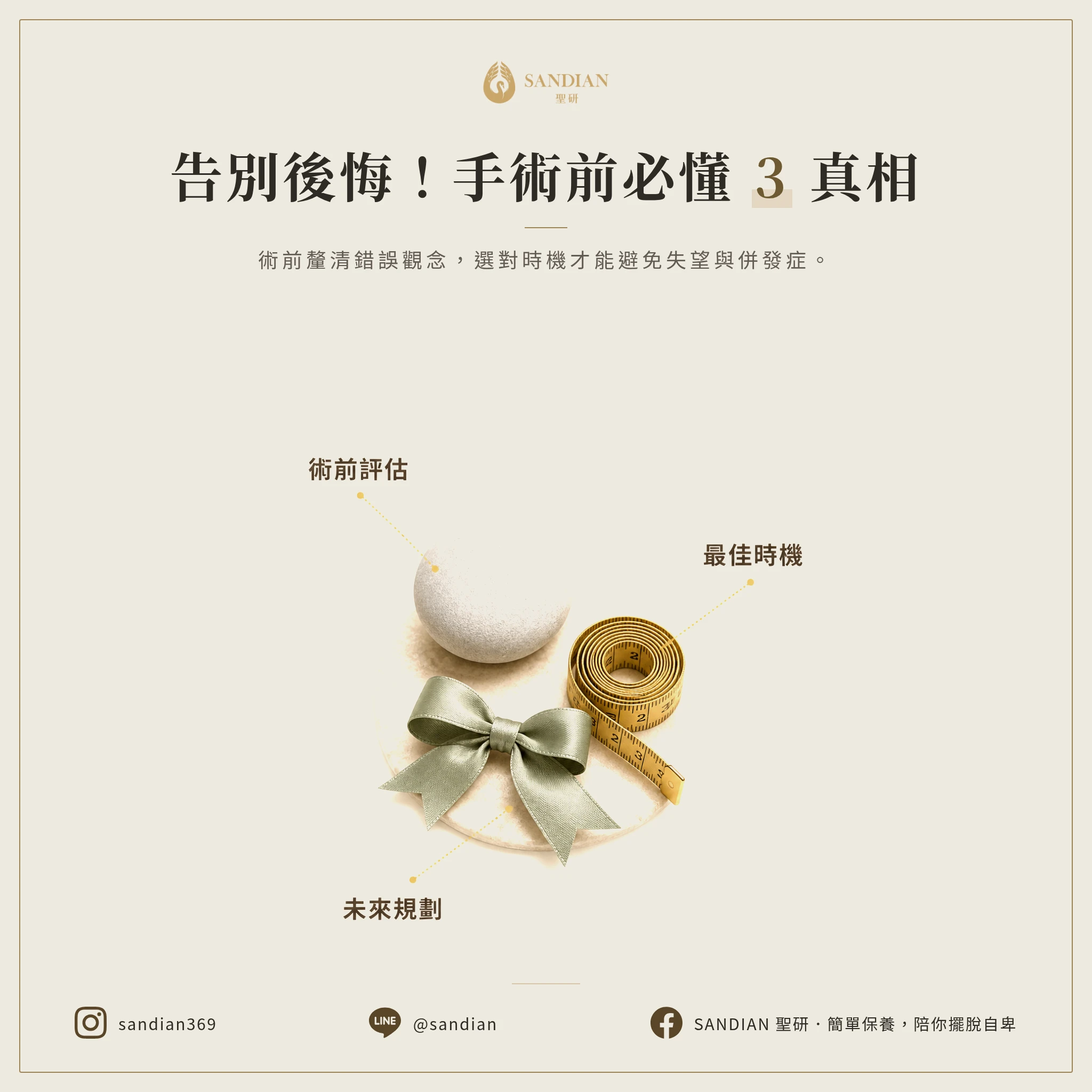 二、手術前必須搞懂的三個真相?