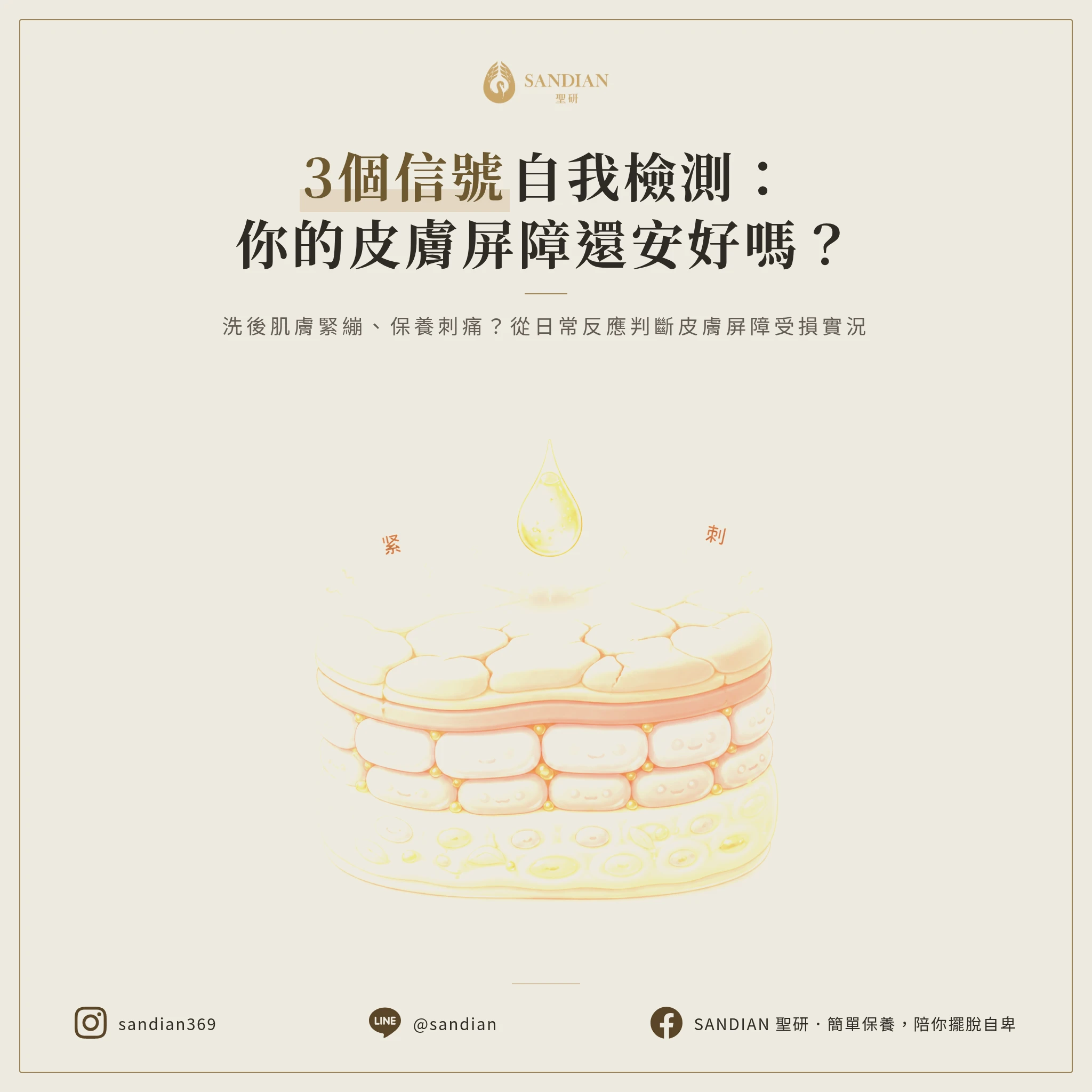 一、3 個信號判定皮膚屏障是否受損