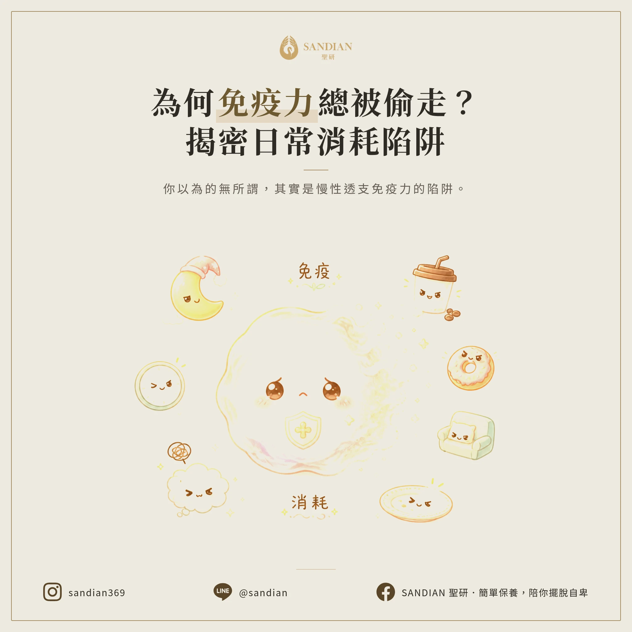 一、為什麼你的免疫力一直在被偷走?