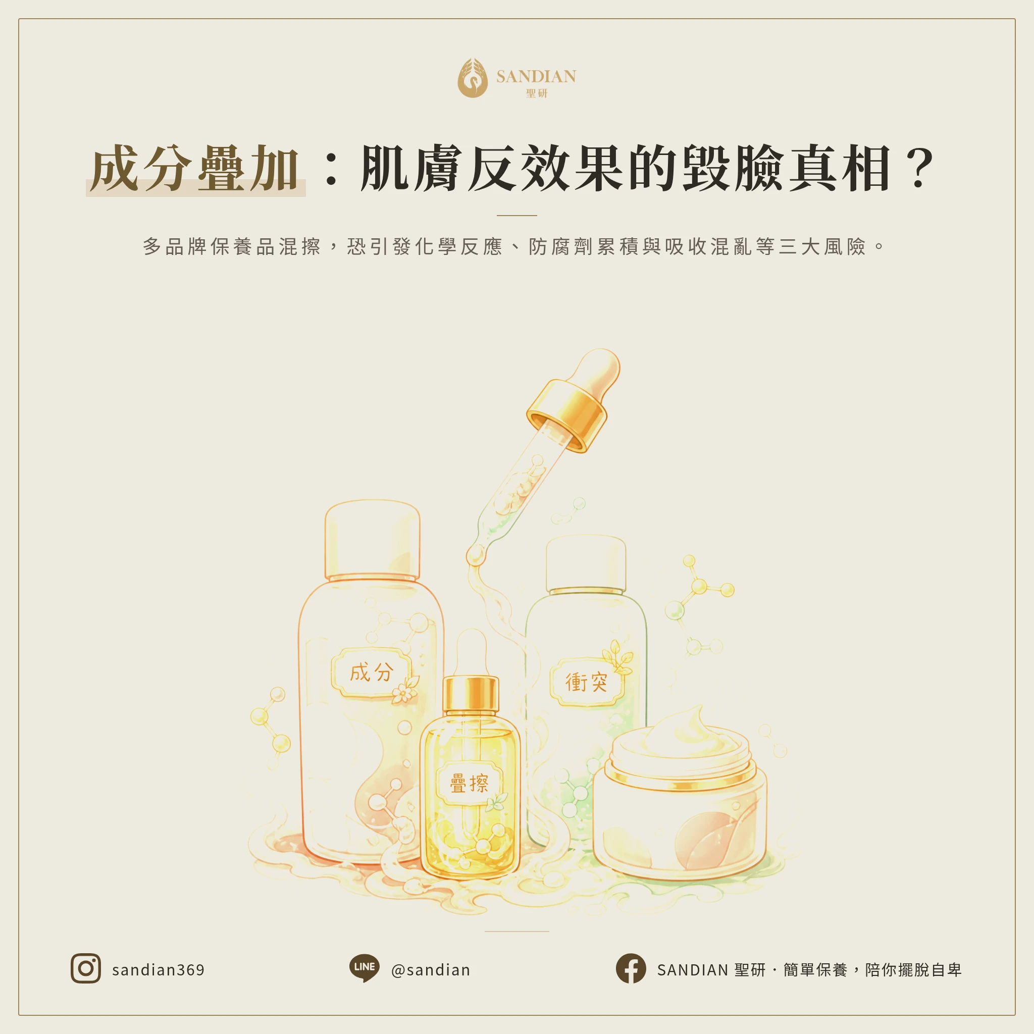 成分疊加到底會發生什麼事?