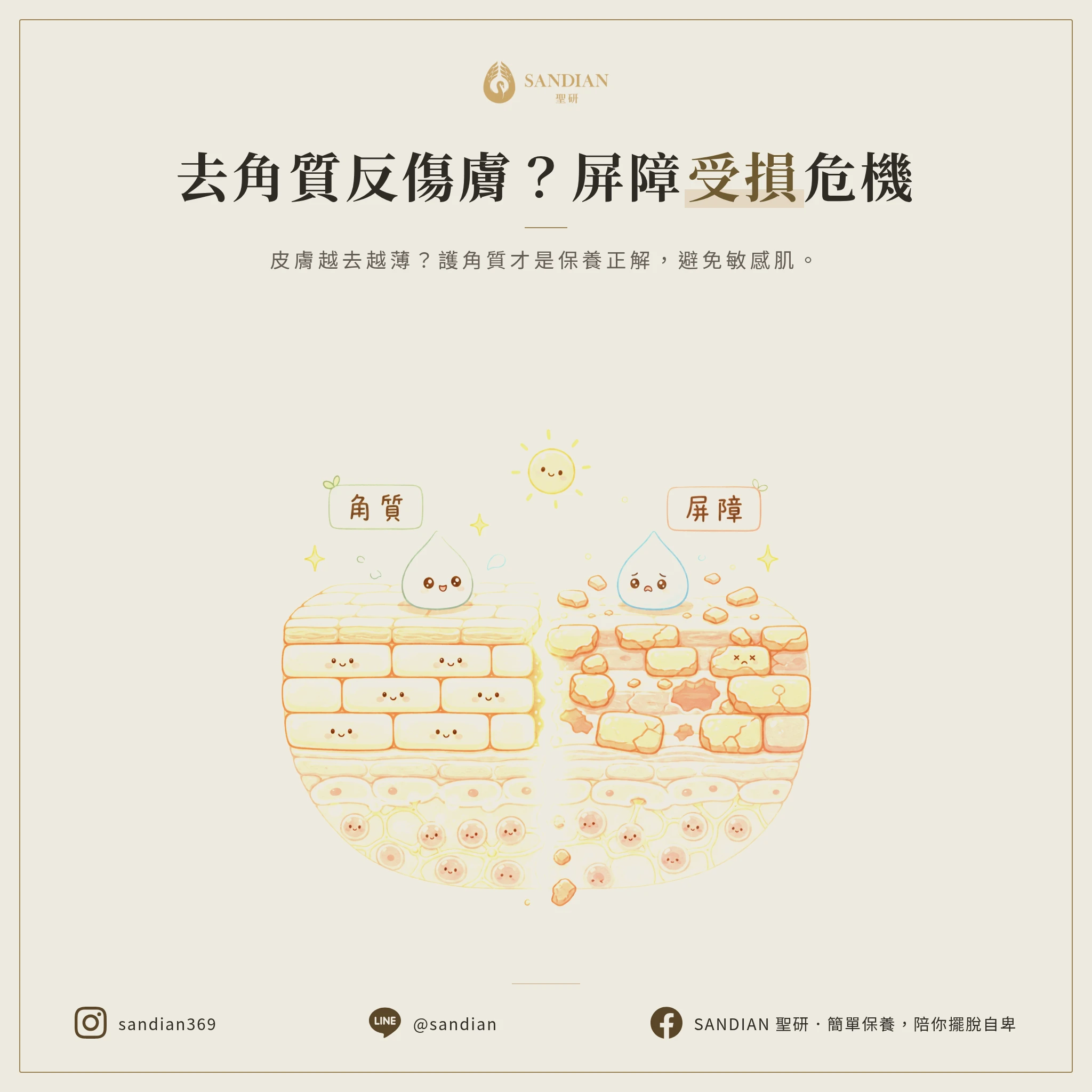 去角質才能吸收保養品?為什麼皮膚越去越薄?