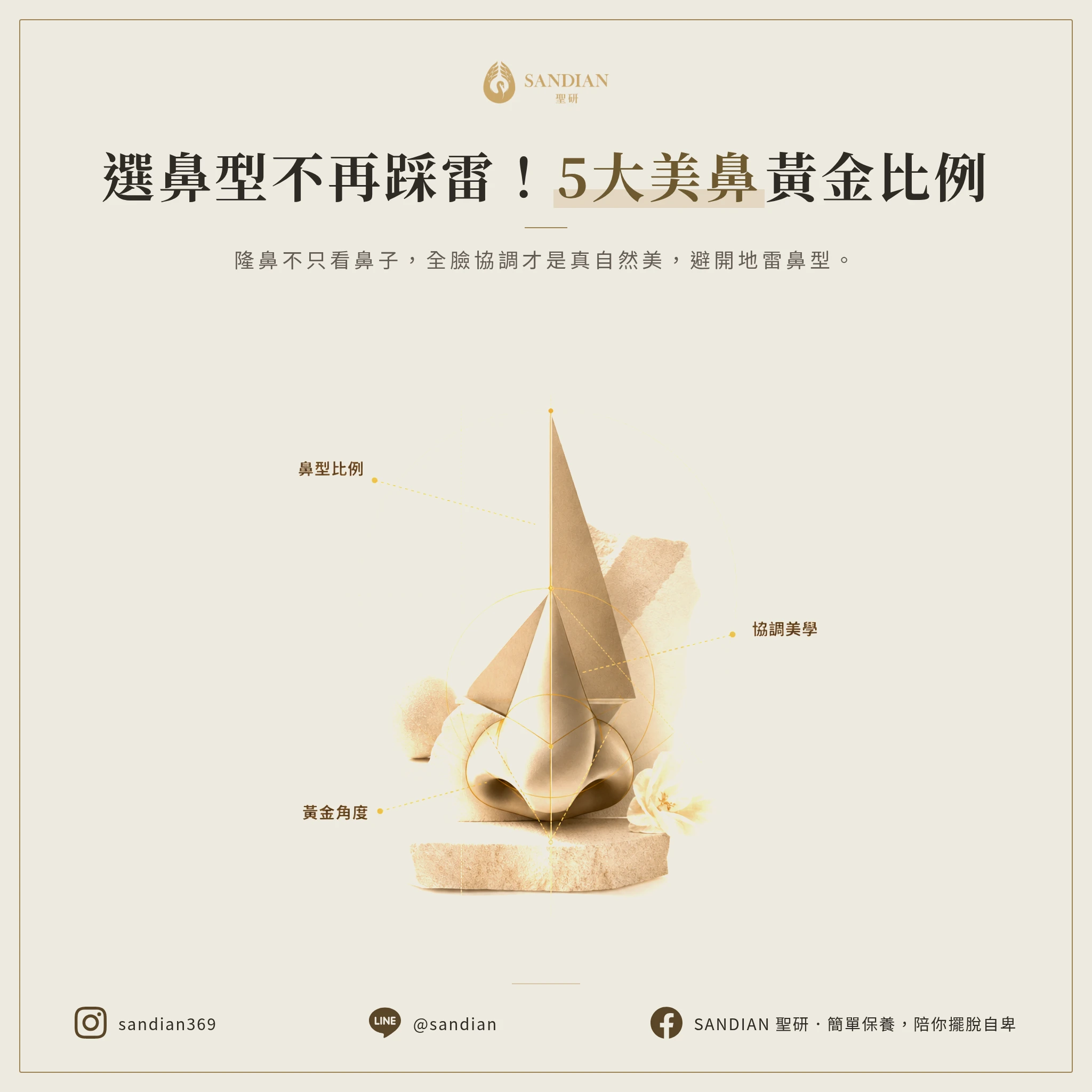 二、5個選鼻型前必懂的協調原則