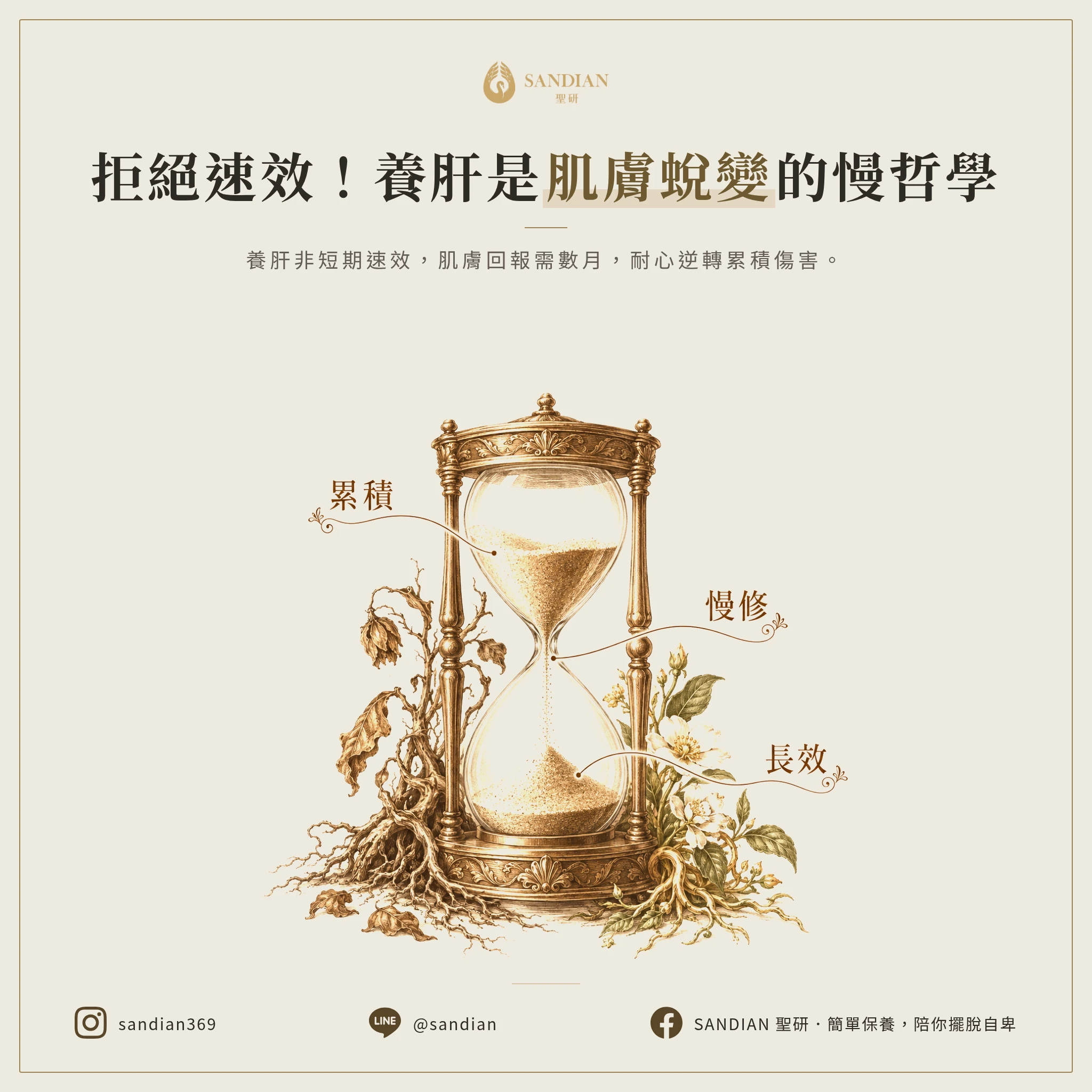 四、養肝是累積傷害的逆轉,不是短期內會有變化的仙丹