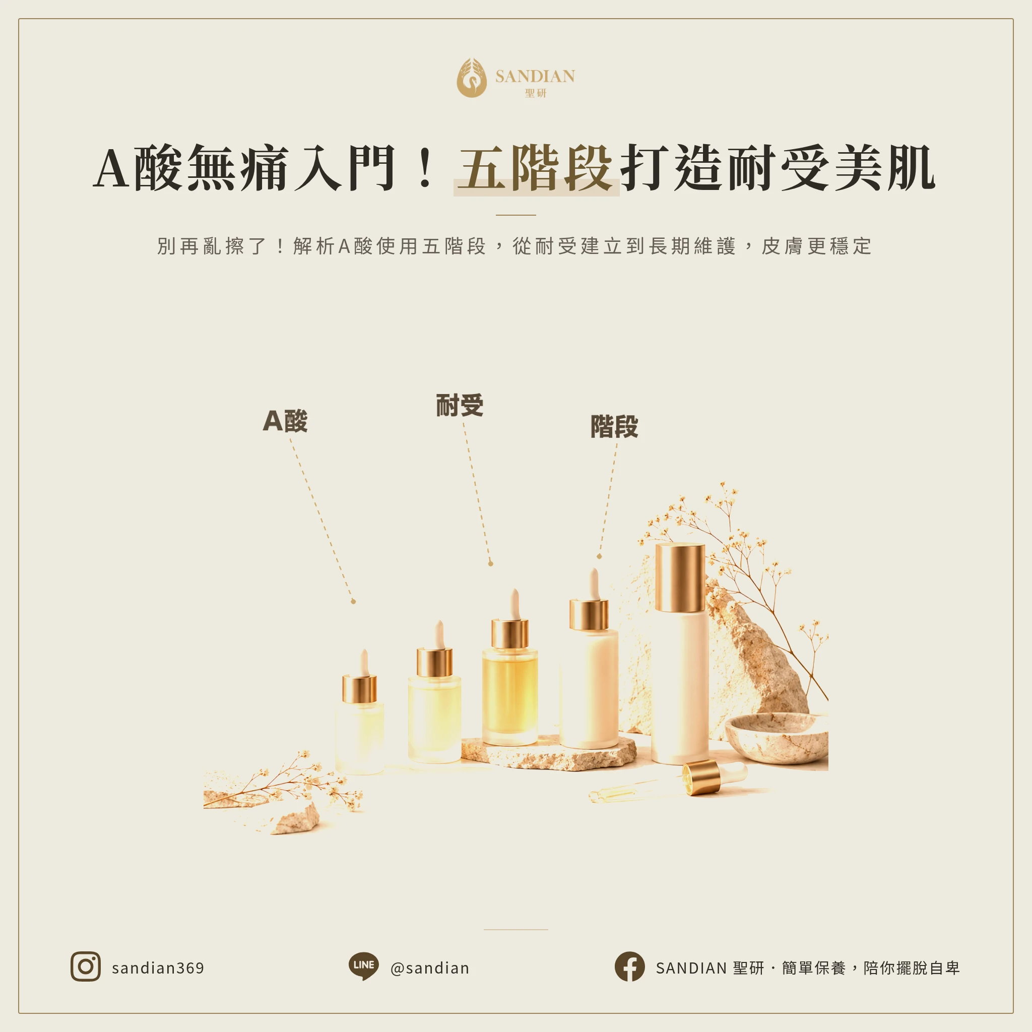 二、A酸怎麼用才有效?從零耐受到長期維護的5個使用階段
