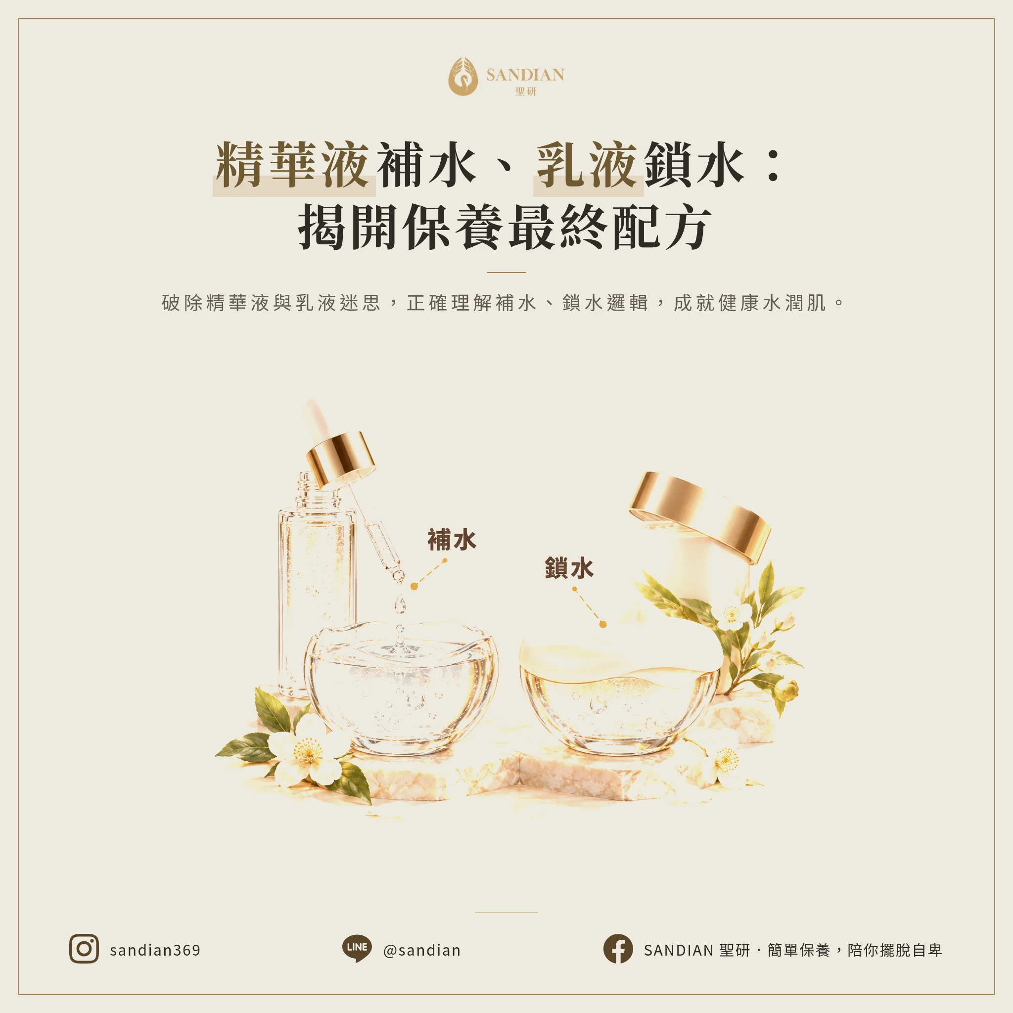 精華液和乳液,到底差在哪裡?