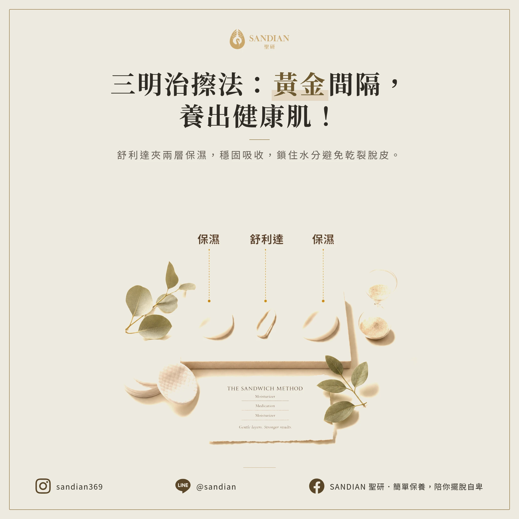 二、三明治擦法怎麼做?每一層間隔多久才對?