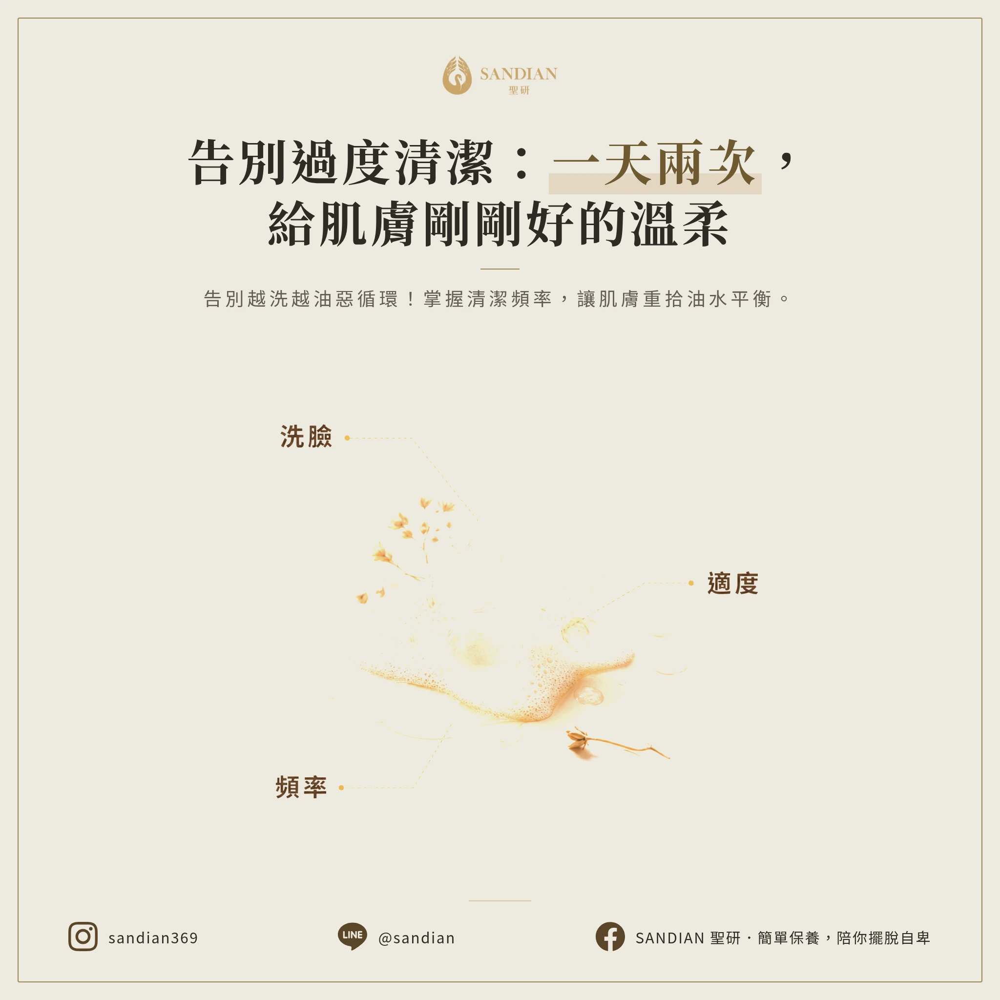 一天洗幾次臉才不會過度清潔?