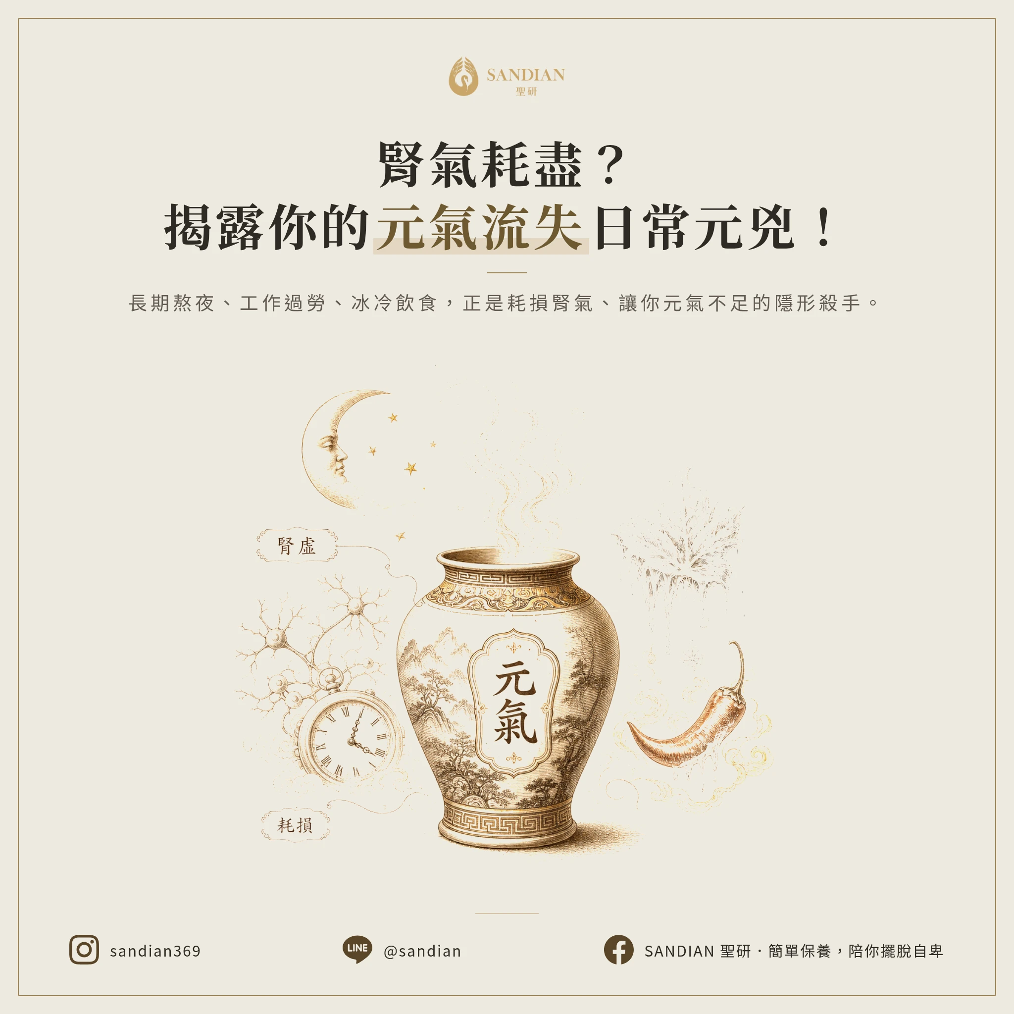 二、腎氣不夠到底是怎麼來的?