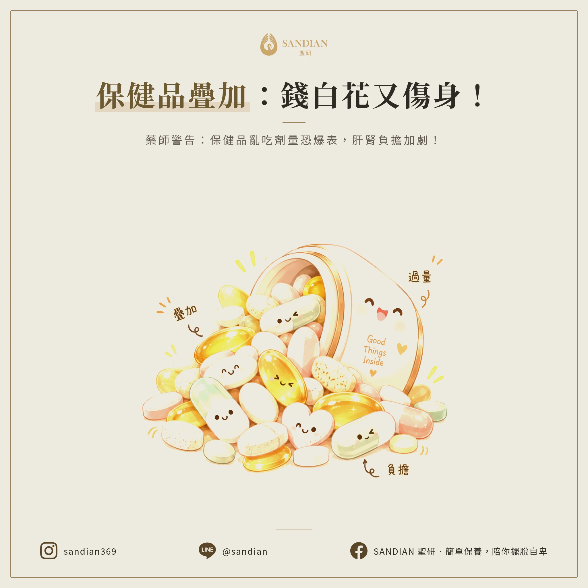 二、保健品劑量疊加有多可怕?
