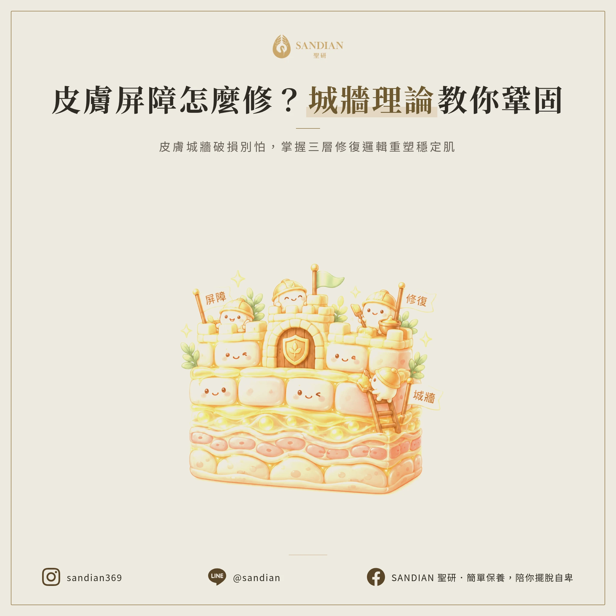 三、皮膚屏障受損怎麼修?城牆理論告訴你答案
