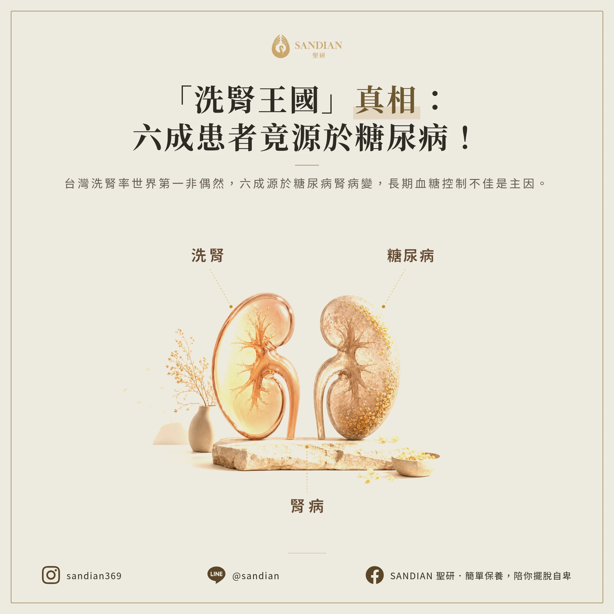 一、為什麼台灣叫洗腎王國?六成患者源頭就是糖尿病