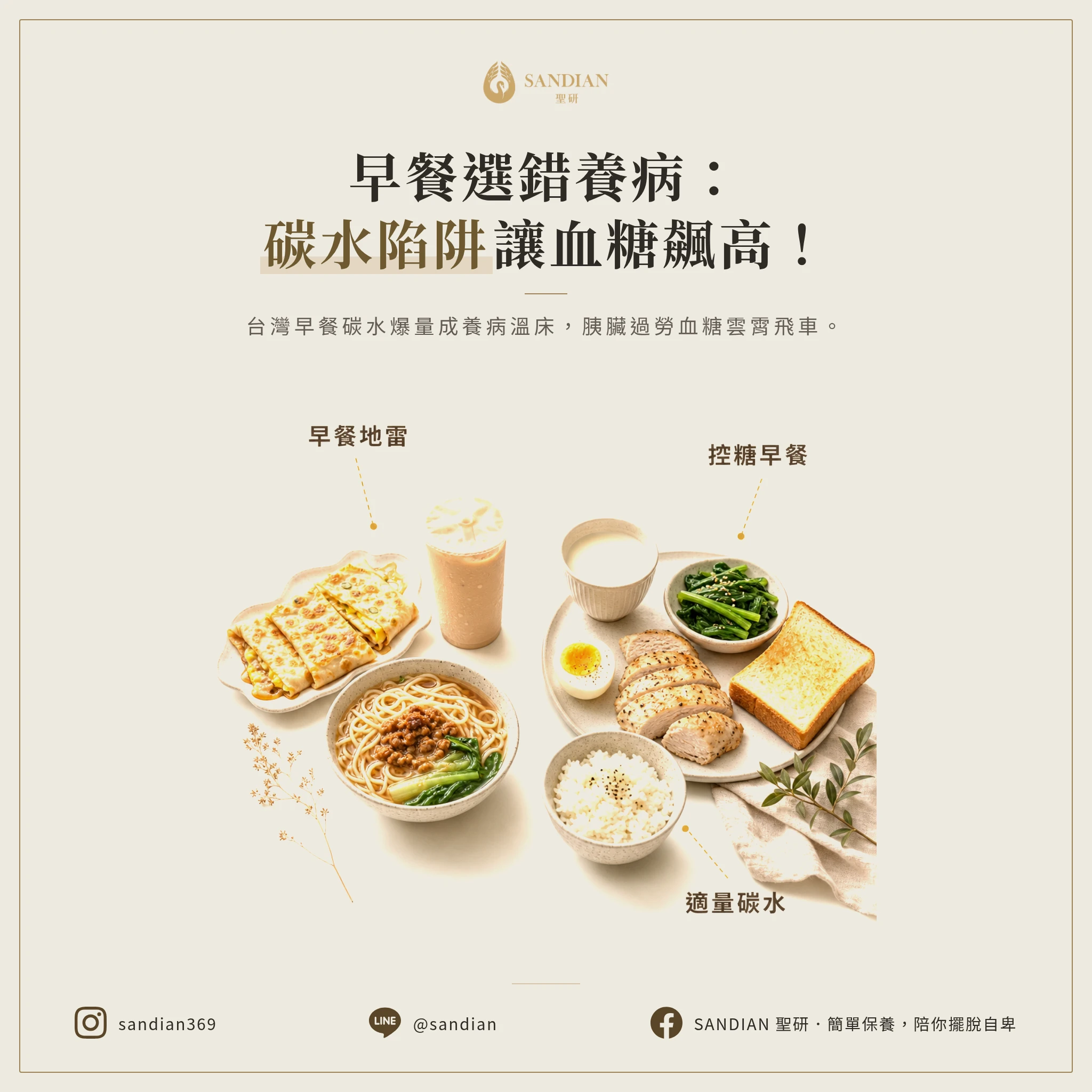 二、早餐吃錯,血糖就開始養病:碳水過量是第一兇手
