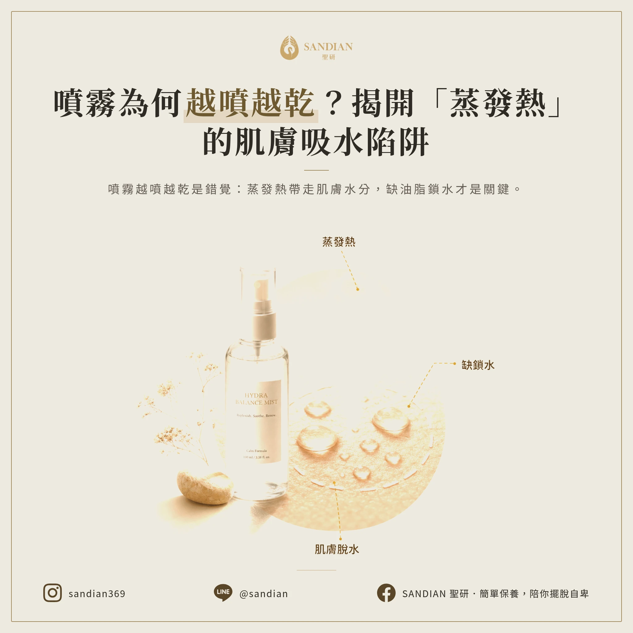 二、保濕噴霧越噴越乾的科學原理