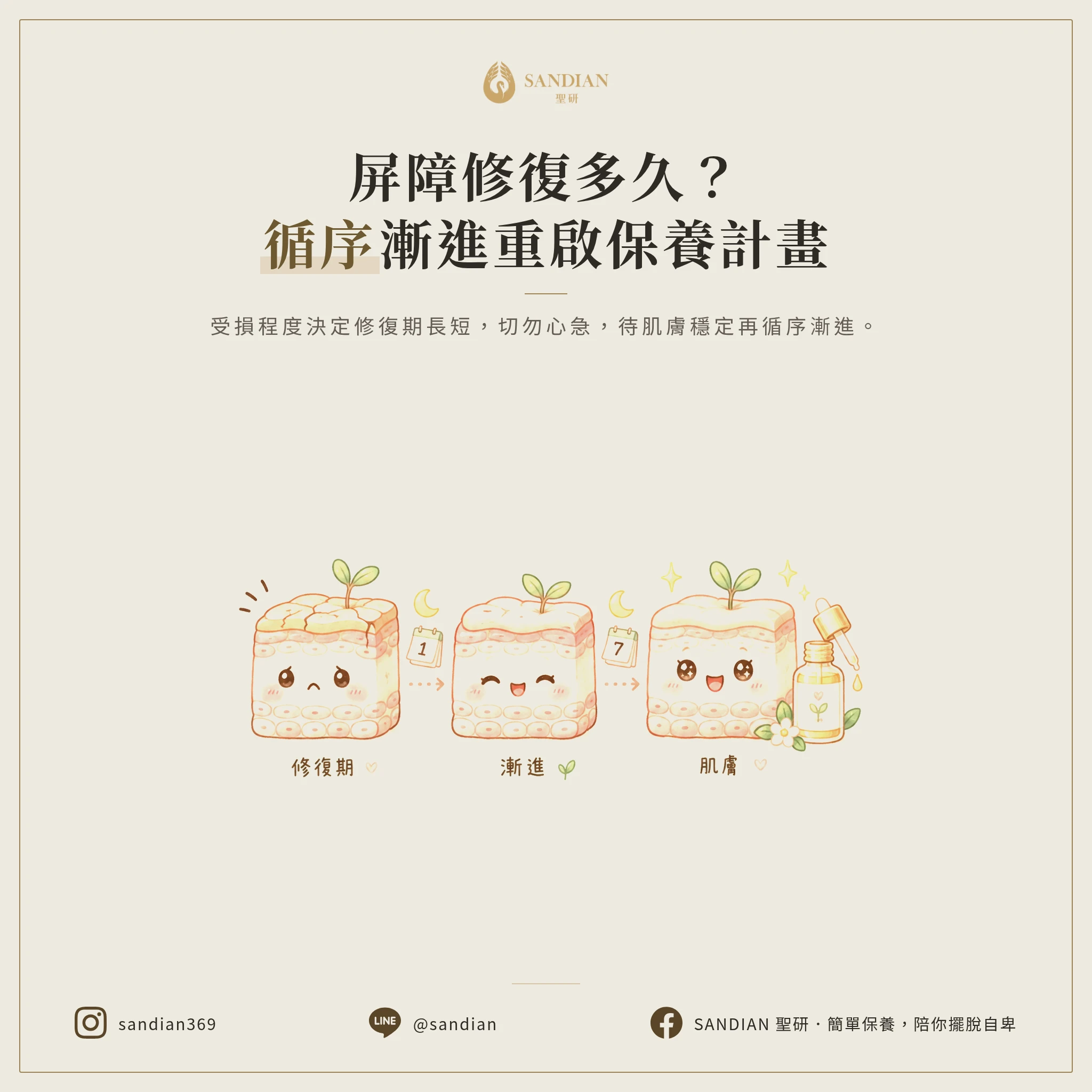 五、修復期要多久?什麼時候可以回到完整保養?