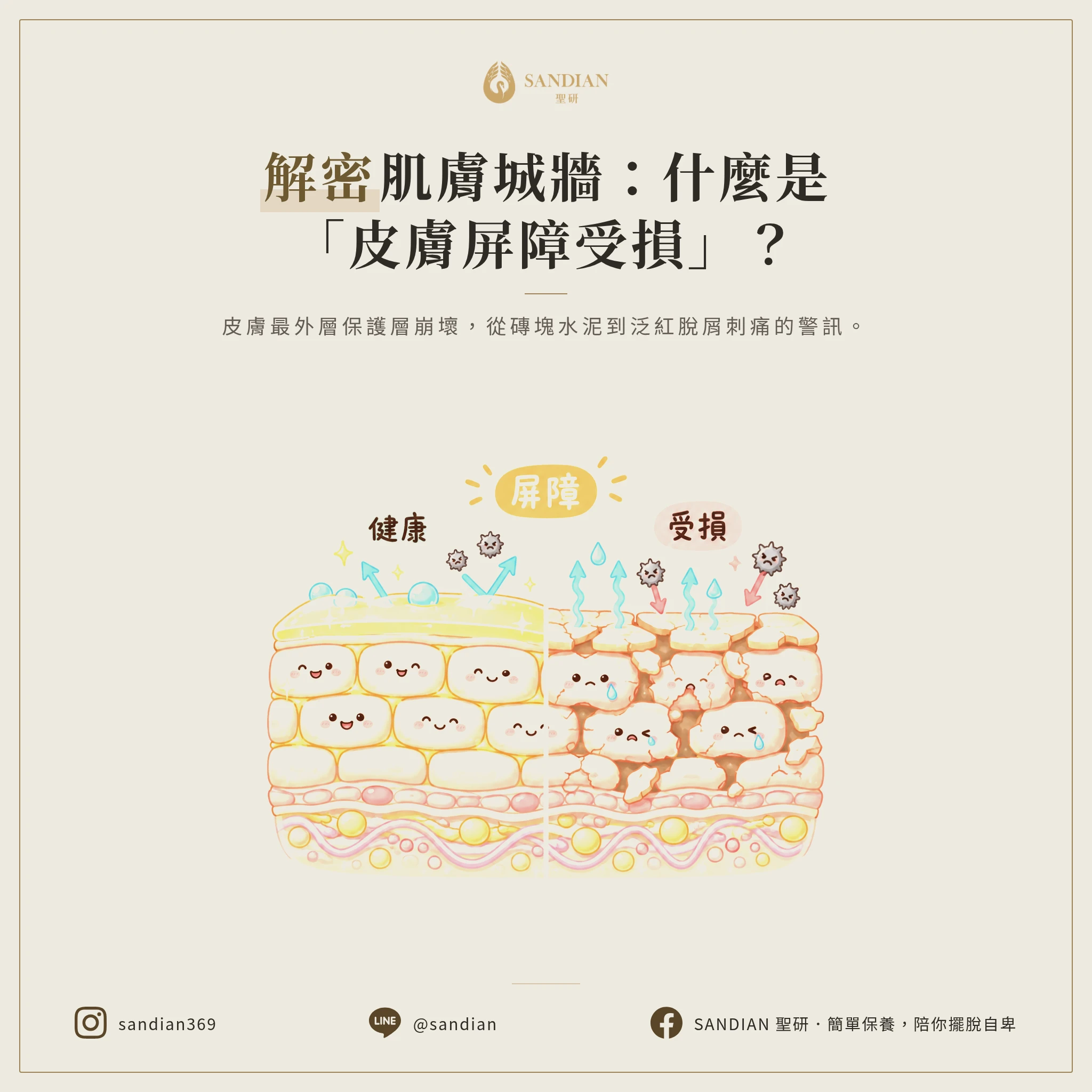 二、皮膚屏障受損到底是什麼意思?