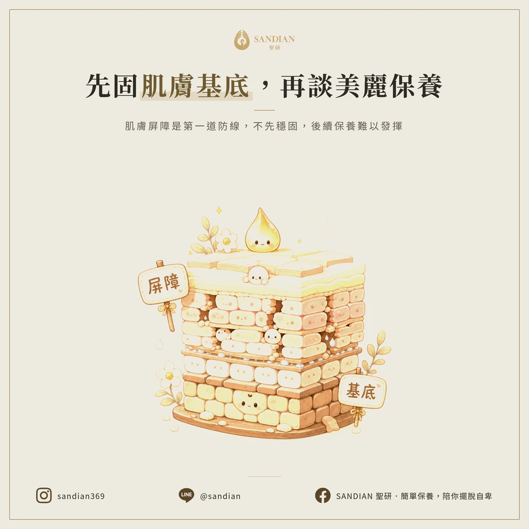  四、無視皮膚屏障修復，等於房子破洞還在裝潢