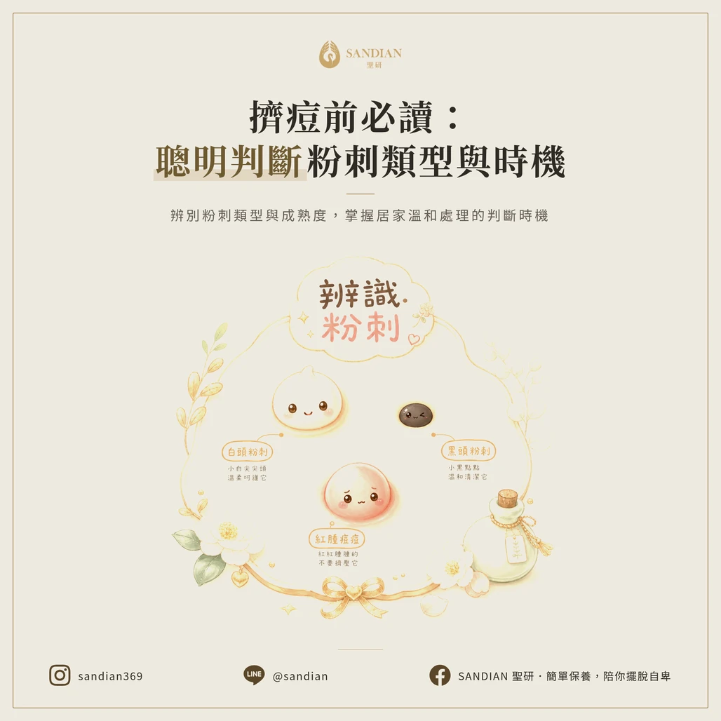 痘痘可以擠嗎?判斷哪些痘痘適合擠