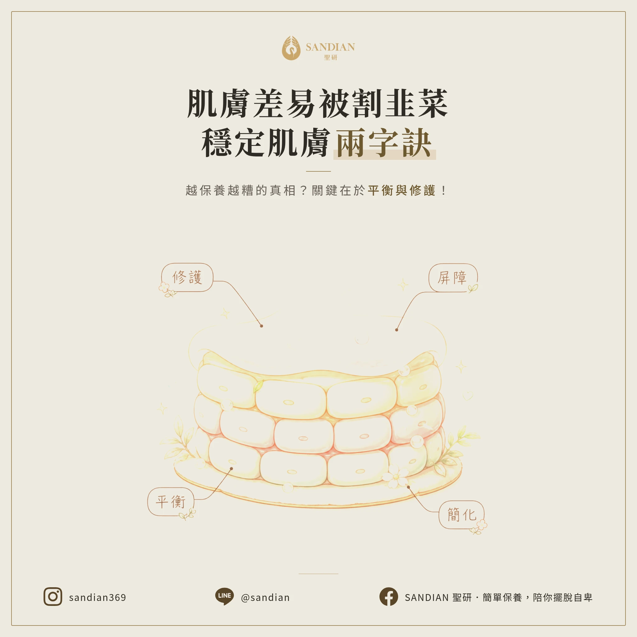 皮膚差的人最容易被割韭菜！越保養越糟的真相：穩定肌膚只需兩個字