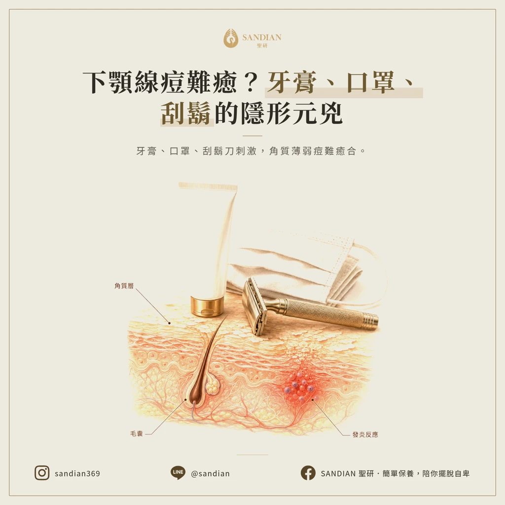 牙膏、口罩、刮鬍的三個隱形元兇
