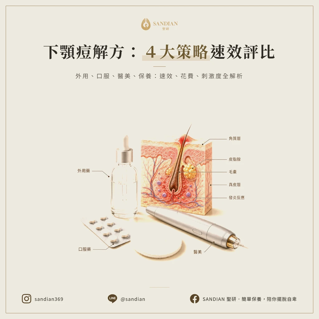 下顎線痘常見問題 Q&A:治療與保養重點整理