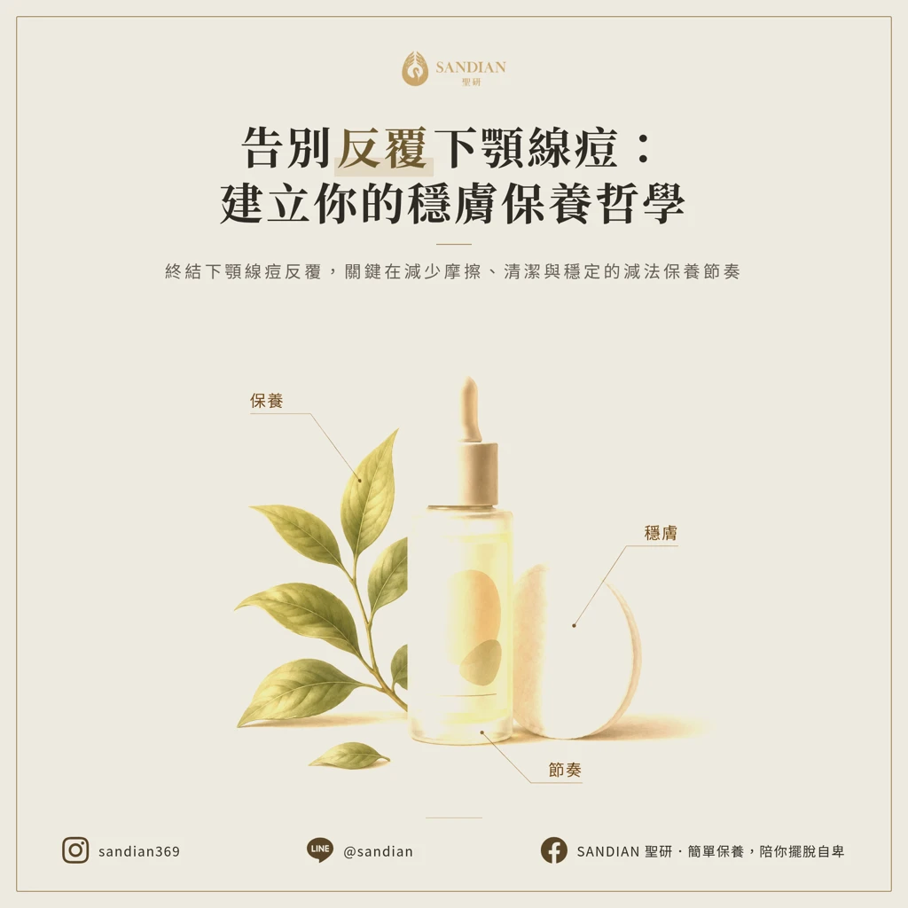結論:告別反覆下顎線痘,建立自己的保養節奏