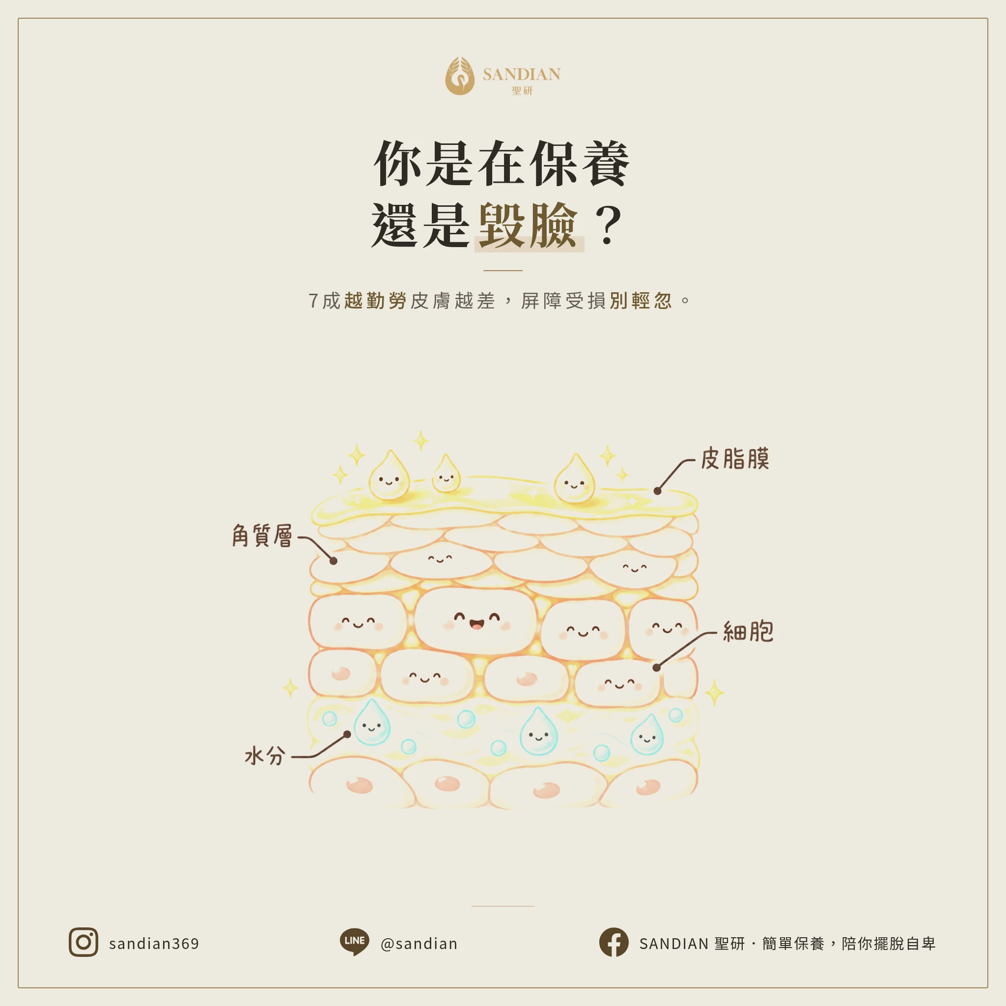 你是在保養還是毀臉？7成的人越勤勞皮膚越差，小心皮膚屏障受損！