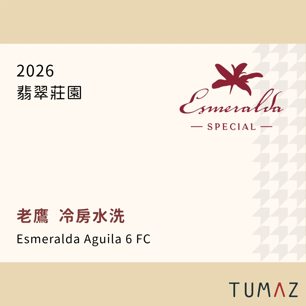 【現烘】 翡翠莊園 / 老鷹 / 紅標瑰夏 冷房水洗