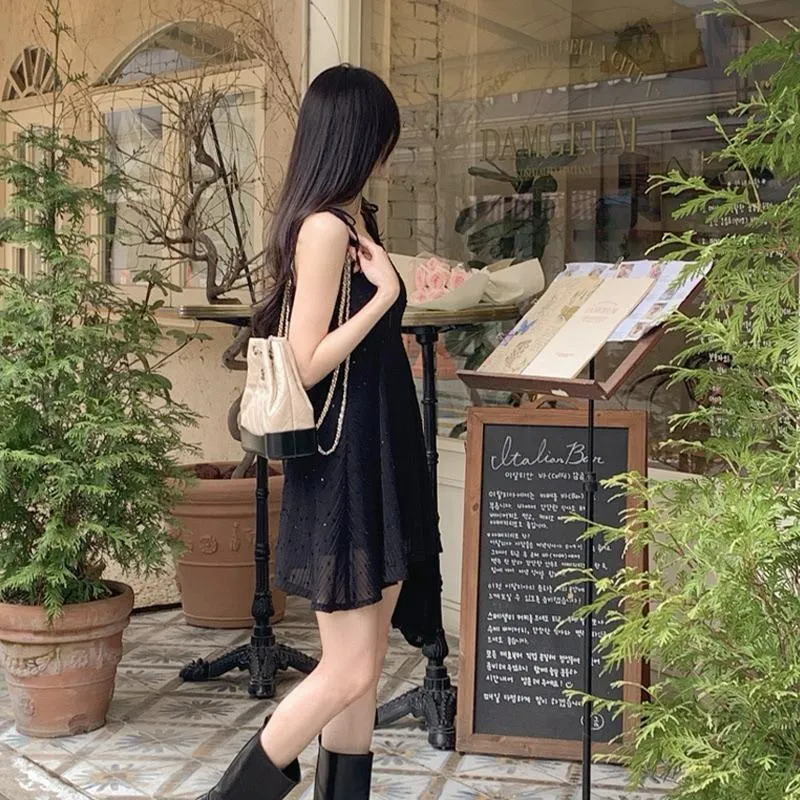 🇰🇷Chloe C. 韓國東大門服飾🇰🇷 mello 正韓仙女款細肩綁帶洋裝外套套裝.浪漫約會款