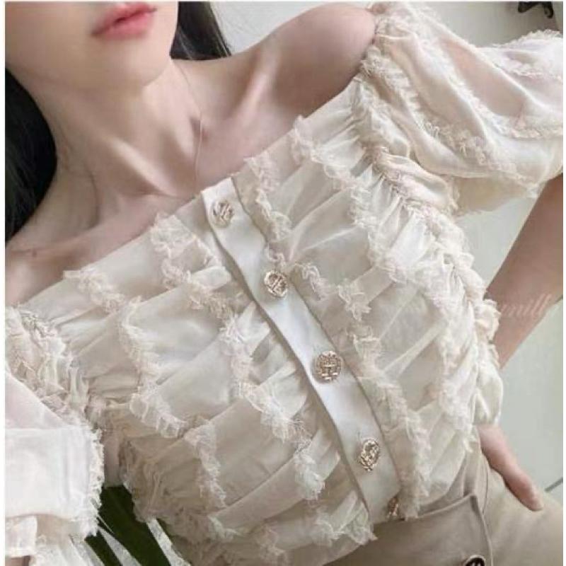 🇰🇷Chloe C. 韓國東大門服飾🇰🇷 화투 正韓雪紡扣子套裝