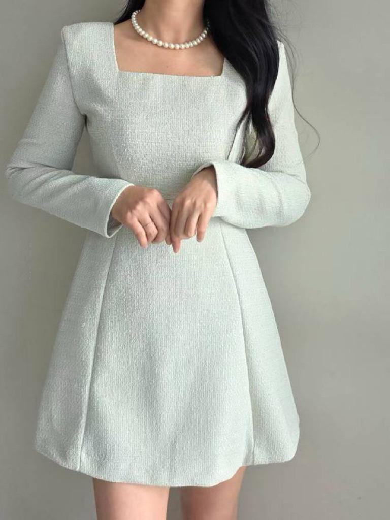 🇰🇷Chloe C. 韓國東大門服飾🇰🇷  eeyou 正韓方領小公主長袖洋裝