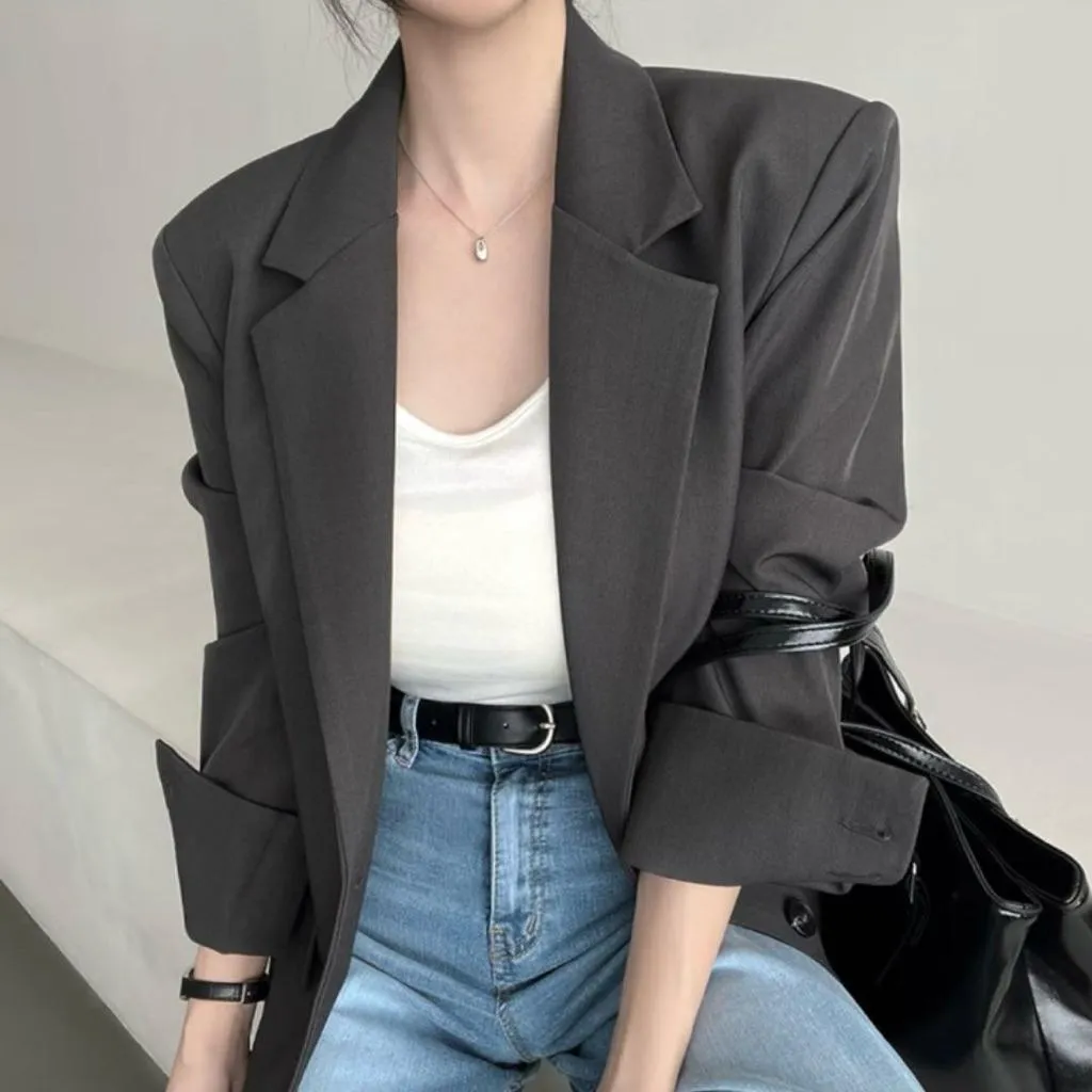 🇰🇷Chloe C. 韓國東大門服飾🇰🇷  正韓質感立領挺版西裝外套