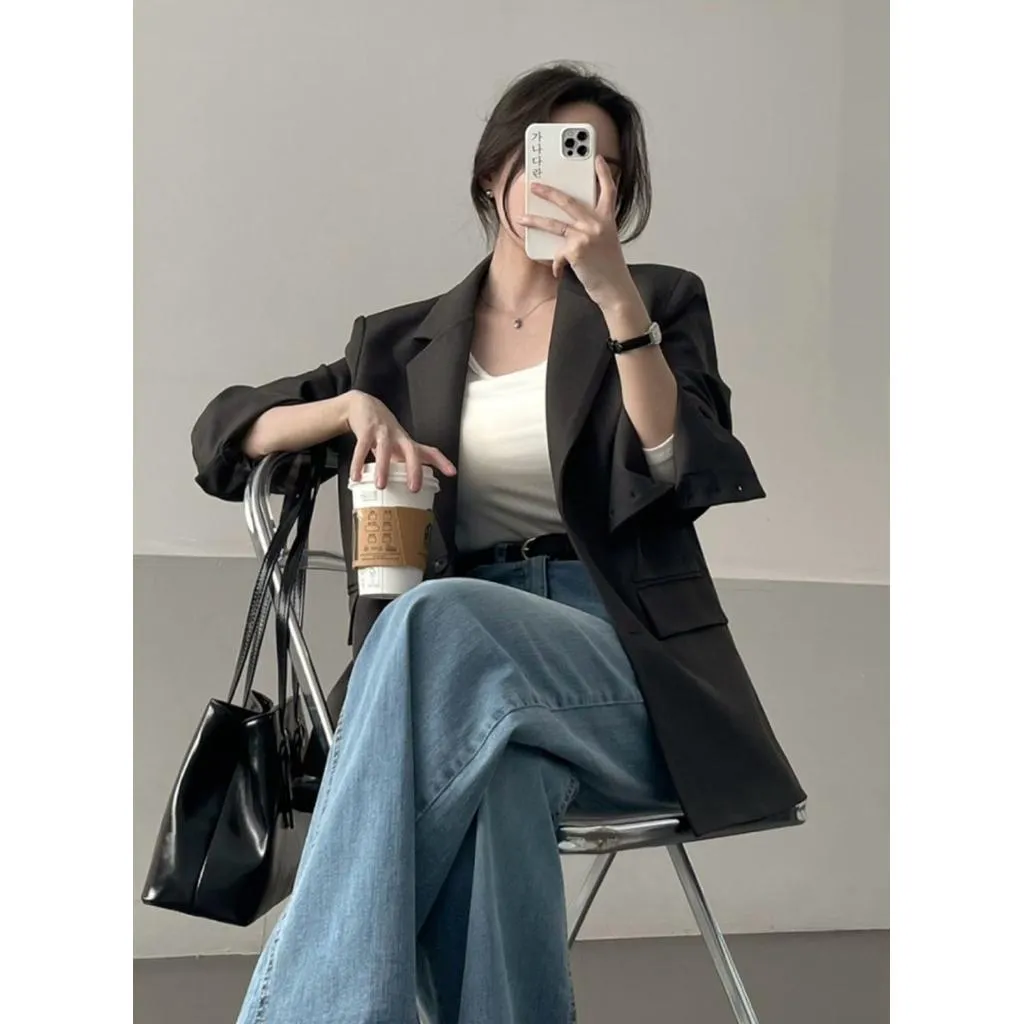 🇰🇷Chloe C. 韓國東大門服飾🇰🇷  正韓質感立領挺版西裝外套
