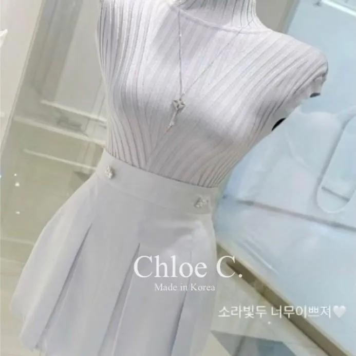 🇰🇷Chloe C. 韓國東大門服飾🇰🇷 正韓高領針織無袖上衣