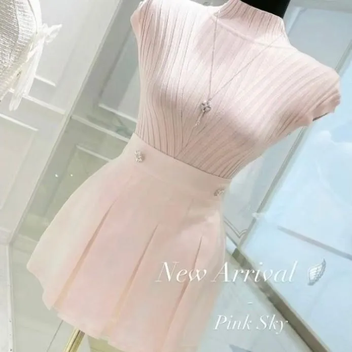 🇰🇷Chloe C. 韓國東大門服飾🇰🇷 正韓高領針織無袖上衣