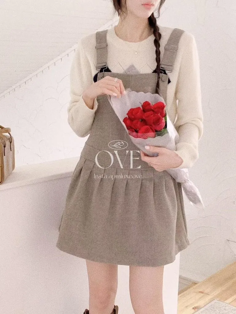 🇰🇷Chloe C. 韓國東大門服飾🇰🇷 正韓針織上衣連身吊帶短裙套裝