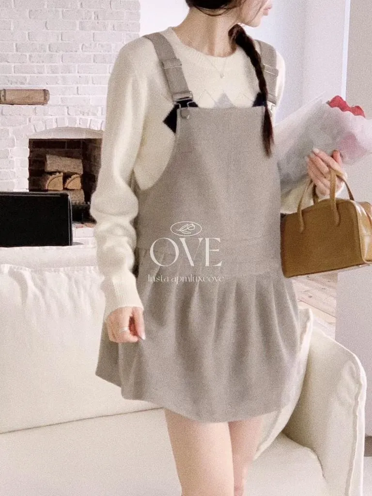 🇰🇷Chloe C. 韓國東大門服飾🇰🇷 正韓針織上衣連身吊帶短裙套裝