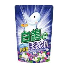 [白鴿](抗病毒茉莉)低泡洗衣精補充包2000g