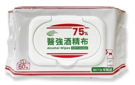 [醫強]75%酒精布 60抽(有蓋)