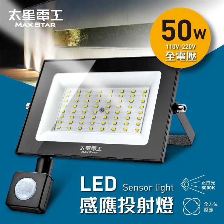 [太星]感應投射燈-全電壓/30W、50W、100W